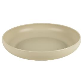 PLATO BEIGE 20CM MODELO NARA 850ML   CAJA 6 UNID.