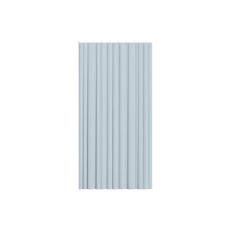 CORTINA DE BAÑO AZUL  POLIÉSTER COLORES 140X200