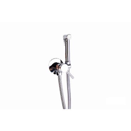 DUCHA HIGIÉNICA PARA INODORO AGUA FRÍA Y CALIENTE COLOR INOX 13 X 7,5 X 10 CM