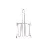 PARRILLA DOBLE INOX 450X 450MM