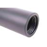 TUBO ALARGADOR DE DUCHA NEGRO M18 Ø24 400 MM