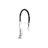 GRIFO COCINA MONOMANDO TUBO FLEXIBLE NEGRO 25 MM