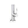 GRIFO COCINA MONOMANDO TUBO FLEXIBLE NEGRO 25 MM