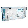 GRIFO COCINA MONOMANDO TUBO FLEXIBLE NEGRO 25 MM