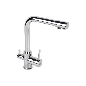 GRIFO DE COCINA MONOMANDO 3 VÍAS ADAPTABLE PARA OSMOSIS