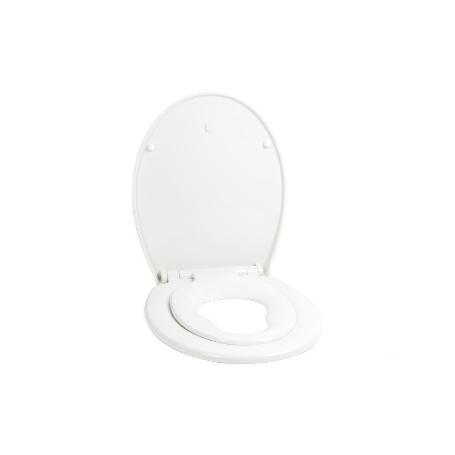 TAPA WC  FORMA OVAL CON ASIENTO PARA NIÑOS  44.7 X 37.1 CM