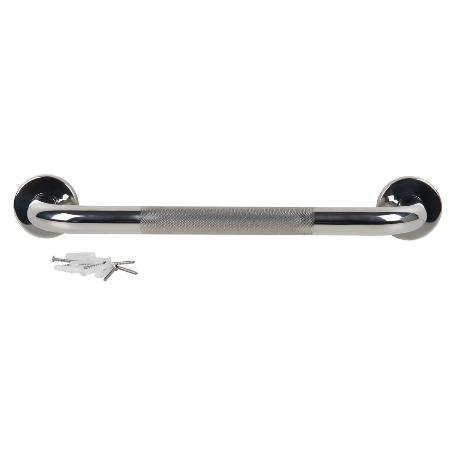 BARRA DE APOYO RECTA ANTIDESLIZANTE DE ACERO INOXIDABLE 304 (30 X 2.5 CM)