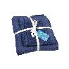 JUEGO DE 3  TOALLAS AZUL MARINO 580 G/M2 GAMA MARIN 30X50  50X100  70X140 CM