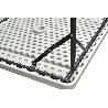 MESA PLEGABLE CUADRADA BLANCA 88X88X74CM