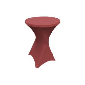 CUBIERTA DE MESA BAR ROJA