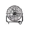 VENTILADOR INDUSTRIAL DE SUELO CON 3 VELOCIDADES Ø60 CM 124 W