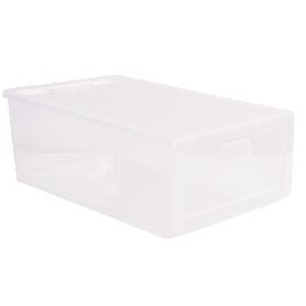ZAPATERO APILABLE TRANSPARENTE 35,5 X 24,5 X 13,5 CM