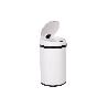 CUBO DE BASURA BLANCO CON SENSOR Y CUBO INTERIOR 30 L 52 X 30,5 CM