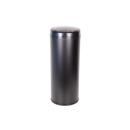 CUBO DE BASURA  NEGRO CON SENSOR Y CUBO INTERIOR 50 L 30,5 X 78 CM