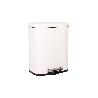 CUBO DE BASURA BEIGE CON PEDAL Y CUBO INTERIOR 20 L 34,2 X 29,3 X 44 CM
