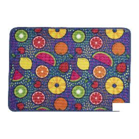 FELPUDO CON ESTAMPADO DIGITAL FRUTAS 50 X 70 CM