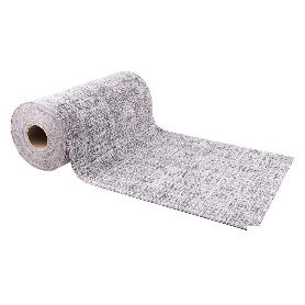 ROLLO DE ALFOMBRA JASPEADA GRIS MARENGO 50% ALGODÓN 50% POLIÉSTER 50 CM X 15 M
