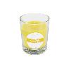 VELA AROMÁTICA DE CITRONELA EN VASO TRANSPARENTE 120 G   CAJA 6 UNID.