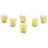 VELA AROMÁTICA DE CITRONELA EN VASO TRANSPARENTE 120 G   CAJA 6 UNID.