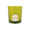 VELA AROMÁTICA DE CITRONELA VASO DECORADO  200 G   CAJA 6 UNID.