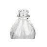 BOTELLA DE VIDRIO TRANSPARENTE CON TAPÓN ACERO INOXIDABLE 1 L   CAJA 6 UNID.