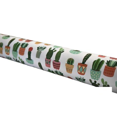 ROLLO DE MANTEL ANTIMANCHAS CON CACTUS 1,40 X 20 M