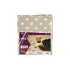 MANTEL ANTIMANCHA LUNARES BEIGE 1,40 X 1,80