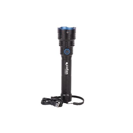 LINTERNA HIGH POWER LED 10000 LM 6 FUNCIONES Ø 60 X 250 MM