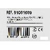 PROLONGADOR BIPOLAR CON T/T LATERAL 16A250V CABLE 25M NARANJA