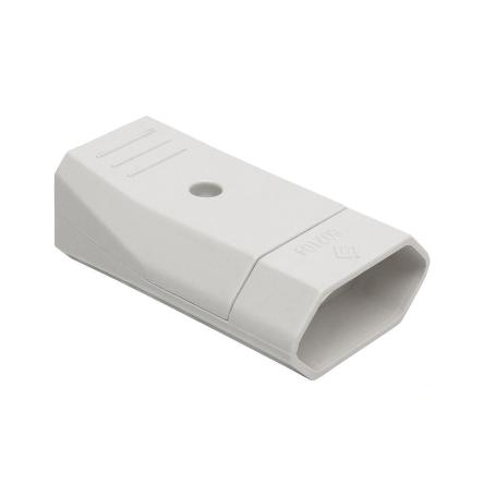BASE ENCHUFE BIPOLAR AEREA BLANCA (10A-250V)