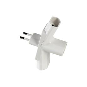 ADAPTADOR MULTIVIA 3 VIAS (10A-250V)
