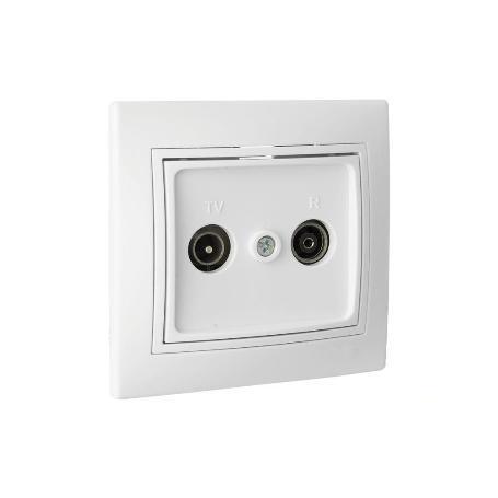TOMA TV/RADIO EMPOTRAR BLANCO MODELO PACIFIC