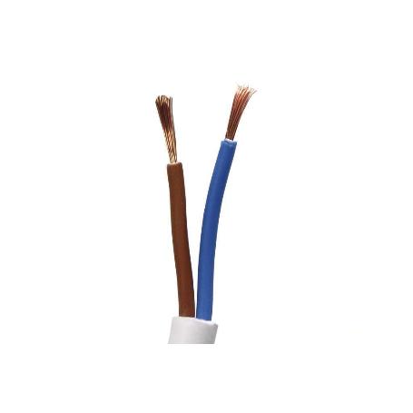 ROLLO 100M MANGUERA BLANCO H05VV-F (2X1MM)