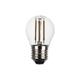 BOMBILLA LED ESFERICA FILAMENTO E27 4W 470LM 2700K