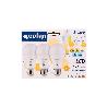 PACK DE 3 BOMBILLAS E27 A60 14W 1521 LM 5CCT