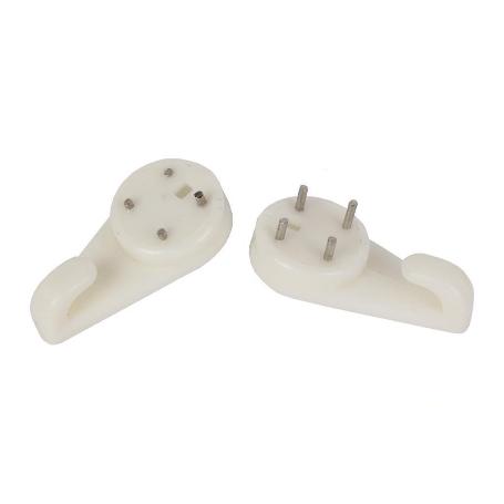 BL 2 UDS CUELGACUADROS 40MM   CAJA 10 UNID.