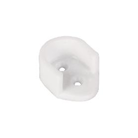 BLÍSTER DE 2 UDS. SOPORTE BLANCO PARA BARRA DE ARMARIO VENTA UNITARIA