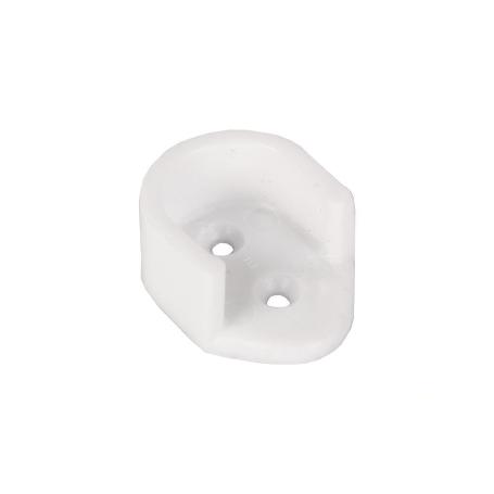 BLÍSTER DE 2 UDS. SOPORTE BLANCO PARA BARRA DE ARMARIO VENTA UNITARIA