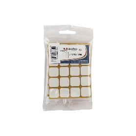 BLÍSTER DE 2X20 UDS. FIELTRO CUADRADO BLANCO 17X17X3 MM VENTA UNITARIA