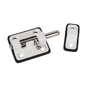 PASADOR BASE PLASTICO DORADO 50MM   CAJA 12 UNID.
