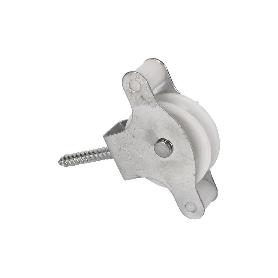 2 UDS. POLEA CON TIRAFONDO 40 MM VENTA UNITARIA
