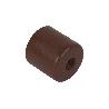 2 TOPE CON TACO Y TORNILLO MARRON   CAJA 12 UNID.