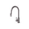 GRIFO DE COCINA ANTRACITA DE ACERO INOX. CON MANGUERA EXTENSIBLE Y 2 FUNCIONES 400 X 220 X 54 MM