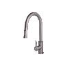 GRIFO DE COCINA ANTRACITA DE ACERO INOX. CON MANGUERA EXTENSIBLE Y 2 FUNCIONES 400 X 220 X 54 MM