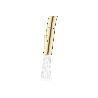 GRIFO DE COCINA CEPILLADO DORADO DE ACERO CON MANGUERA EXTENSIBLE Y 2 FUNCIONES 400 X 220 X 54 MM