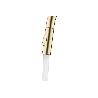 GRIFO DE COCINA CEPILLADO DORADO DE ACERO CON MANGUERA EXTENSIBLE Y 2 FUNCIONES 400 X 220 X 54 MM