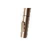 GRIFO DE COCINA CEPILLADO DORADO DE ACERO CON MANGUERA EXTENSIBLE Y 2 FUNCIONES 400 X 220 X 54 MM