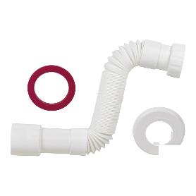 TUBO FLEXIBLE BLANCO 1 1/2 Ø40-50 MM 300-720 MM