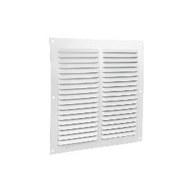 REJILLA DE VENTILACIÓN ALUMINIO BLANCO 20 X 20 CM   CAJA 5 UNID.