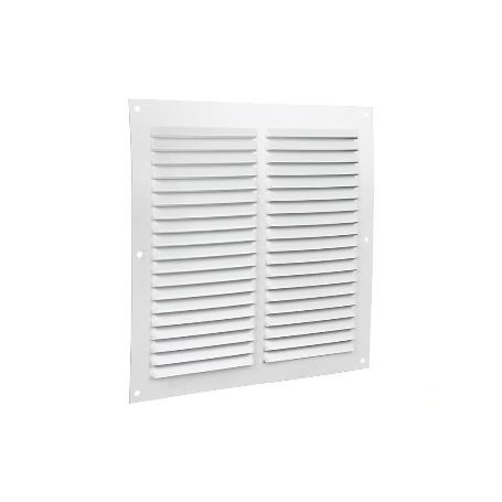 REJILLA DE VENTILACIÓN ALUMINIO BLANCO 20 X 20 CM VENTA UNITARIA